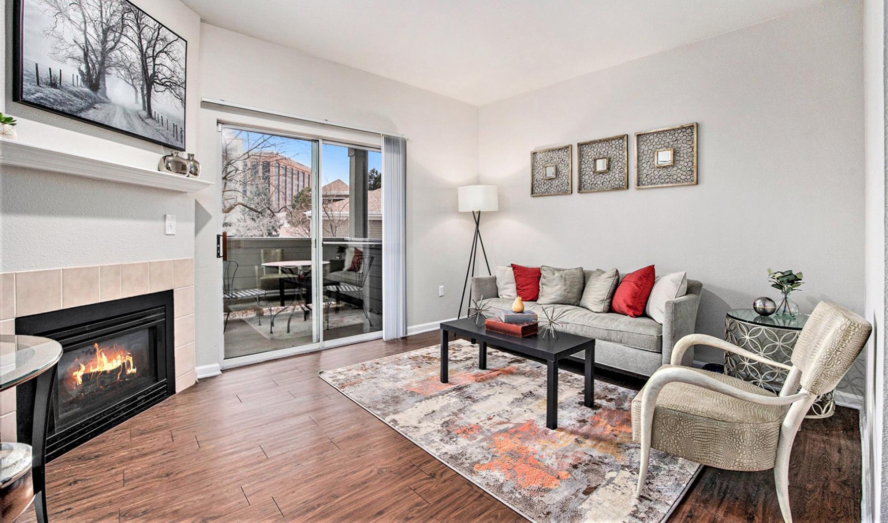 The essence of exceptional living a living room with a fireplace